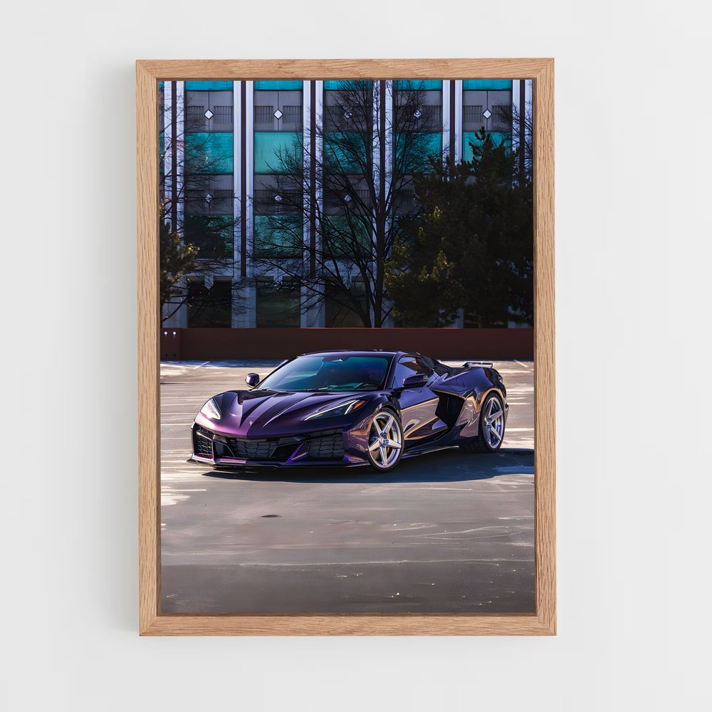 Poster Purple Dream Machine – affiche Chevrolet (vue 4)